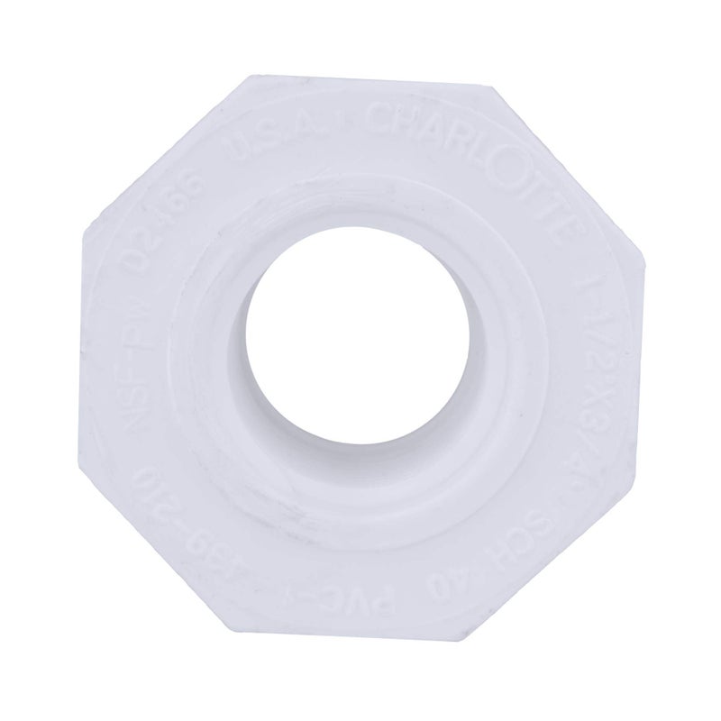 CHARLOTTE PIPE 1 1/2 x 3/4 SCH 40 RED BUSHING MPTXFPT PRESSURE (1 Unit Piece) - Image 2